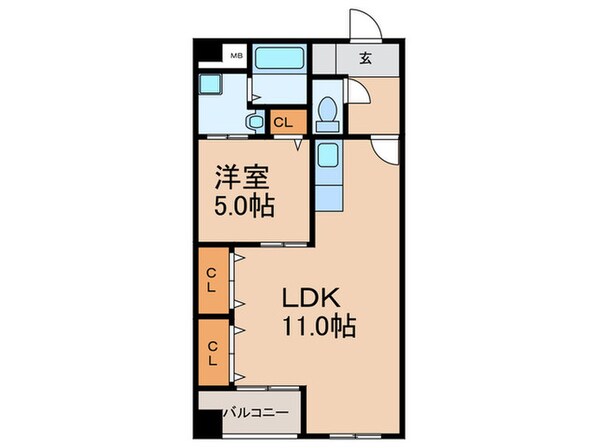 ノプレア加志雅の物件間取画像